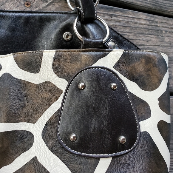 Animal print totes brown white - Picture 10 of 13